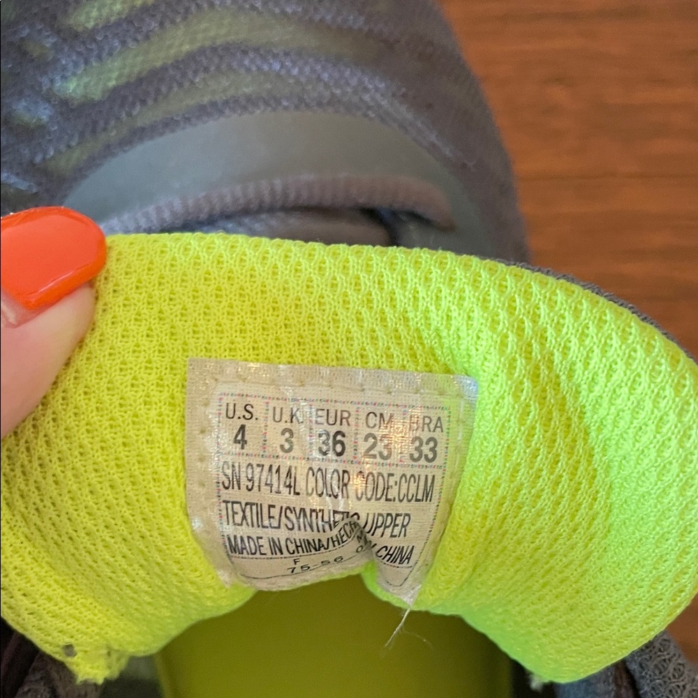 Boys Skechers Sneakers in Gray and Neon Green - Picture 11 of 11